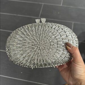 Elegant Silver Clutch
